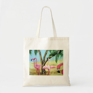 "The Florida Flamingos" Canvas Bag