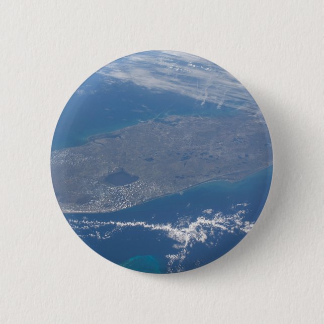 The Florida Peninsula. 2 Inch Round Button (Front)