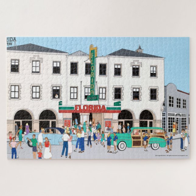 The Florida Theater Jigsaw Puzzle (Horizontal)