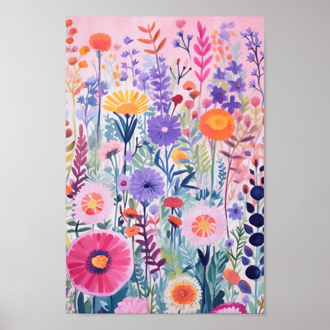 The Flower Field Poster (Front)