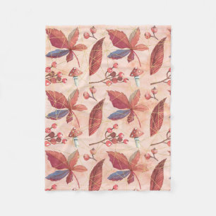 The Flower Fields Fleece Blanket