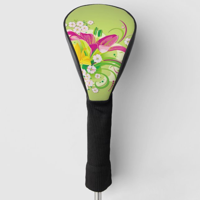 The Flower Garden Golf Head Cover (Front)