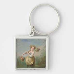 The Flower Girl Keychain