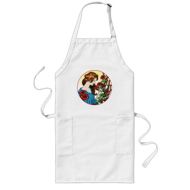 The Flower Maid Long Apron (Front)