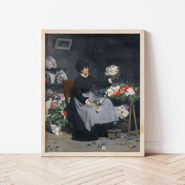 The Flower Merchant | Victor Gabriel Gilbert Poster (Creator Uploaded)