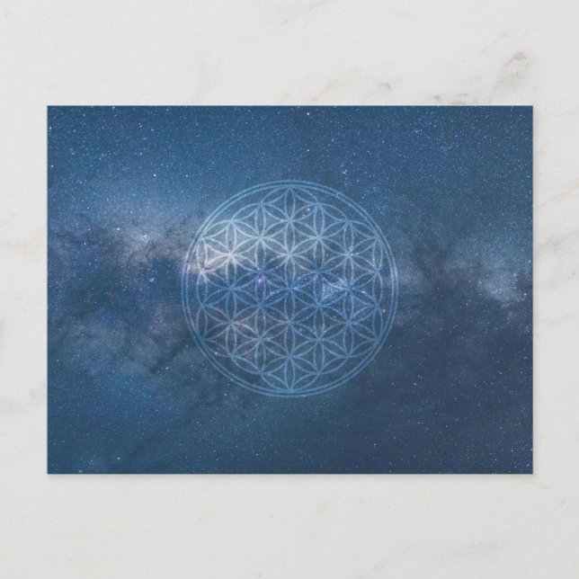 The Flower of Life - 2 images Postcard (Front)