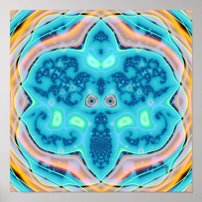 The Flukish One (12" x 12") Art Print Poster (Front)