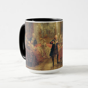 The Flute Concert-Adolph Menzel Mug