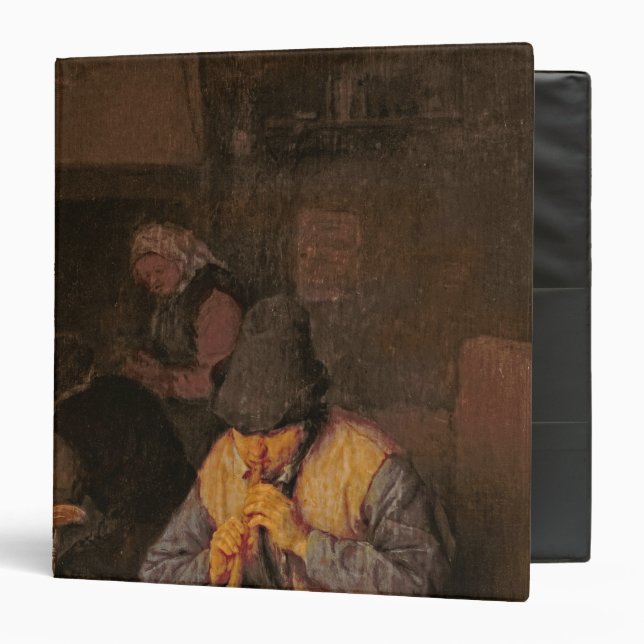 The Flute Player, 17th century Binder (Front/Inside)