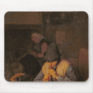 The Flute Player, 17th century Mouse Pad