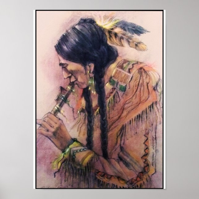 The Flute Player poster/print Poster (Front)