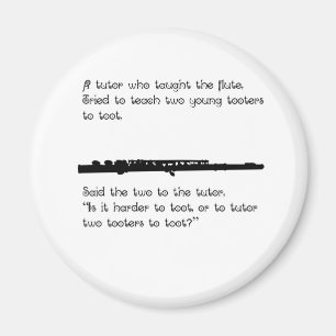 The Flute Tutor Magnet
