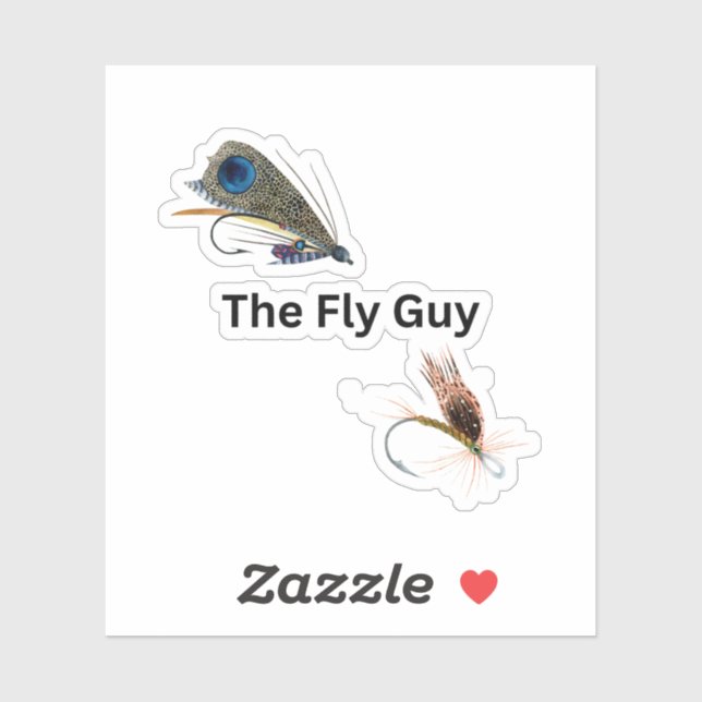 The Fly Guy. Fly Fishing, Fishermen, Sportsmen (Sheet)