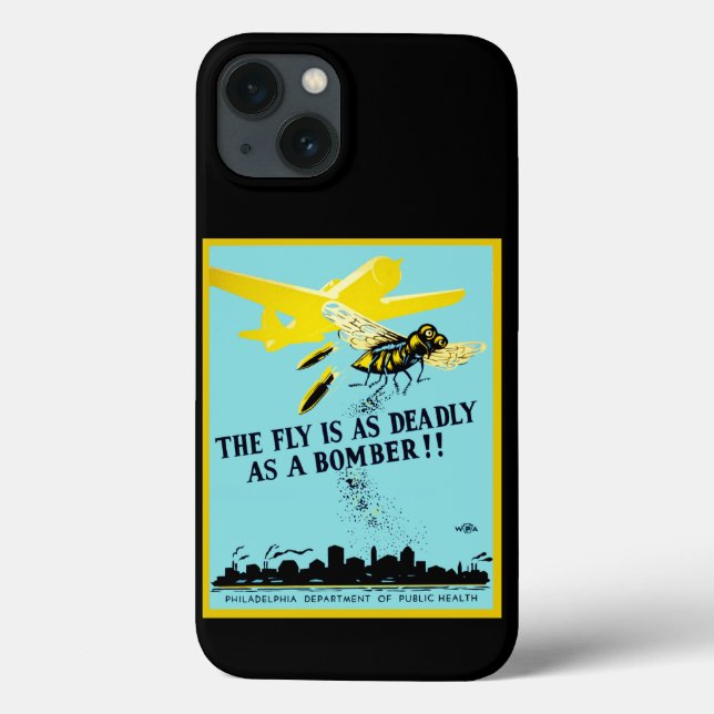 The Fly is as Deadly as a Bomber Case-Mate iPhone Case (Back)