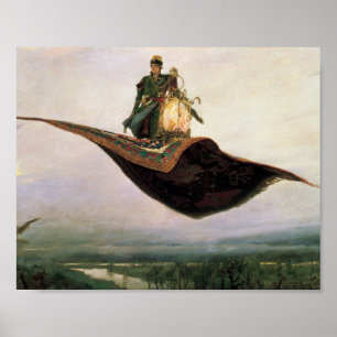 The Flying Carpet by Viktor Vasnetsov (1880) Poster