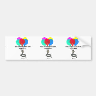 The Flying Snake Bumper Sticker