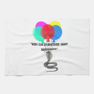 The Flying Snake Kitchen Towel