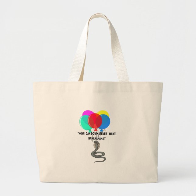 The Flying Snake Large Tote Bag (Front)