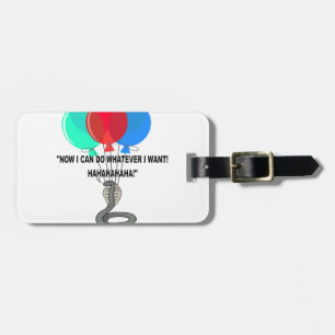 The Flying Snake Luggage Tag