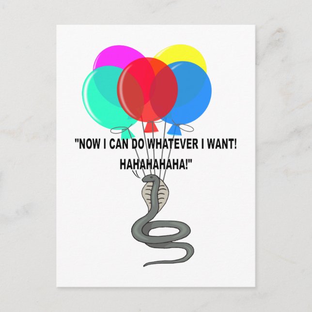 The Flying Snake Postcard (Front)