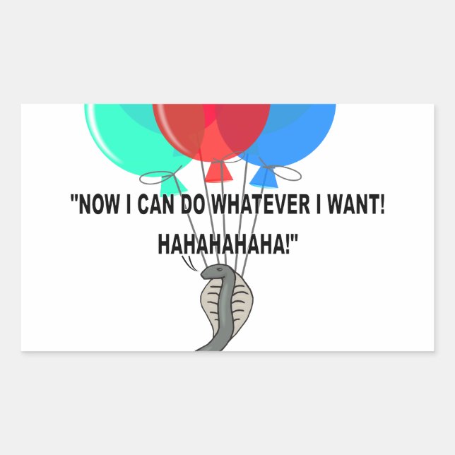 The Flying Snake Sticker (Front)