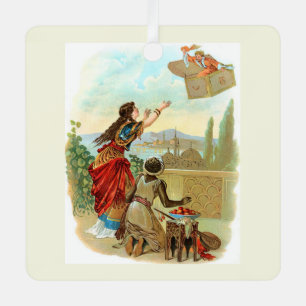 The Flying Trunk  Metal Ornament