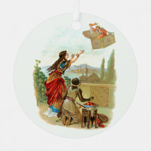 The Flying Trunk  Metal Ornament