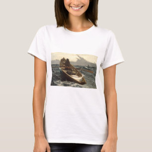 The Fog Warning by Winslow Homer T-Shirt