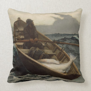 The Fog Warning Throw Pillow