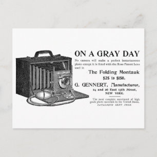 The Folding Montauk Camera Postcard