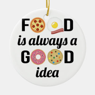 The Food Lover Ceramic Ornament
