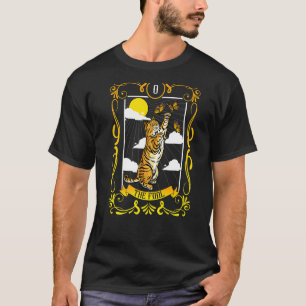 The Fool Cat Arcana Tarot Card Mystical Wiccan T-Shirt