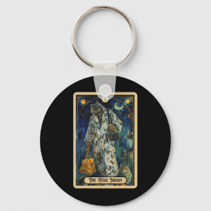 The Fool Moon Werewolf (the Fool) Halloween Tarot Keychain
