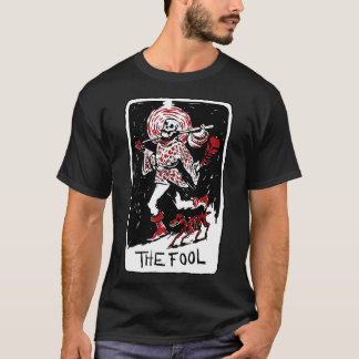 The Fool Skeleton Tarot d 3 T-Shirt