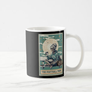 The Football Mom Skeleton Tarot Card Ballpark Mom Coffee Mug