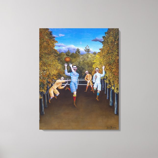 The Football Players | Henri Rousseau | Canvas Print (Front)