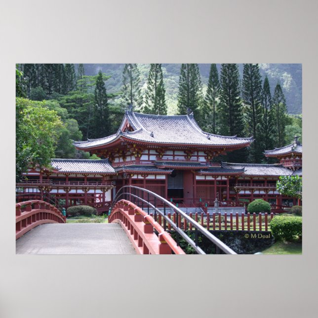 The Footbridge - Byodo-In Temple Poster (Front)