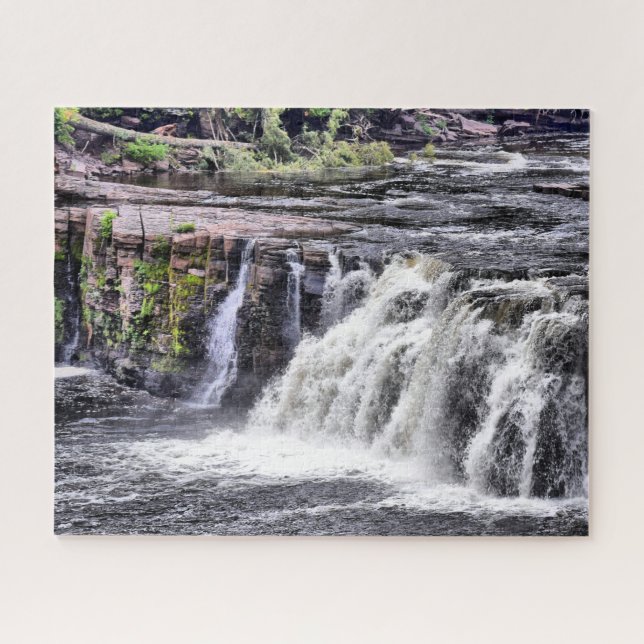 The Force of the Falls - 16x20 - 520 pcs Jigsaw Puzzle (Horizontal)
