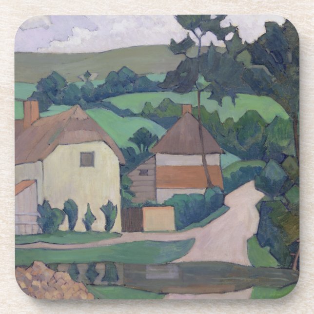 The Ford (oil on canvas) Coaster (Front)