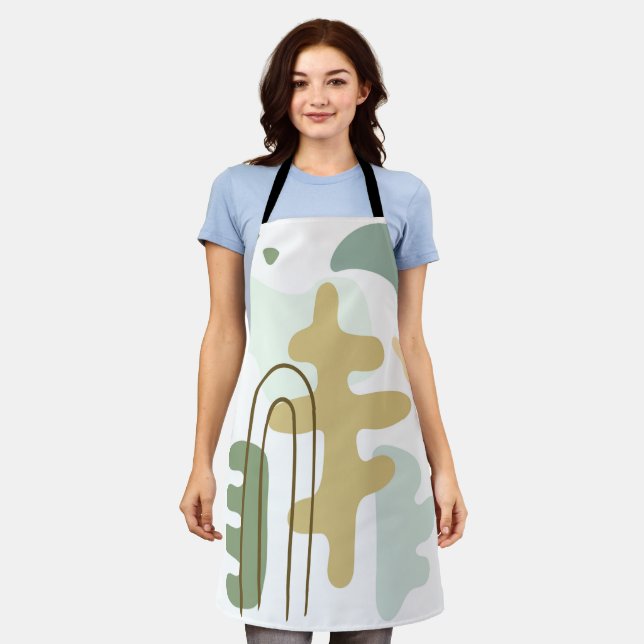 The Forest Modern Abstract Apron (Worn)