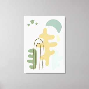 The Forest Modern Abstract Canvas Print