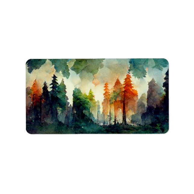 The Forest (nature) Label (Front)