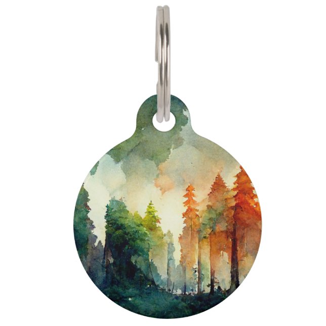 The Forest (nature) Pet Tag (Front)