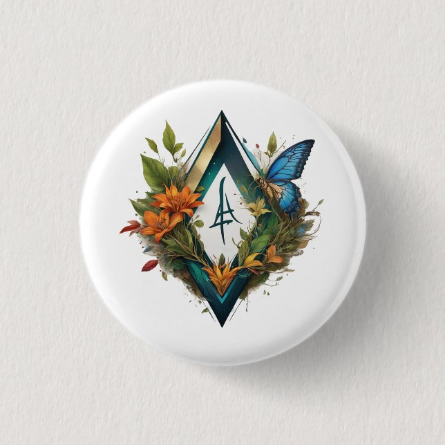 the forest song-2 1 inch round button (Front)