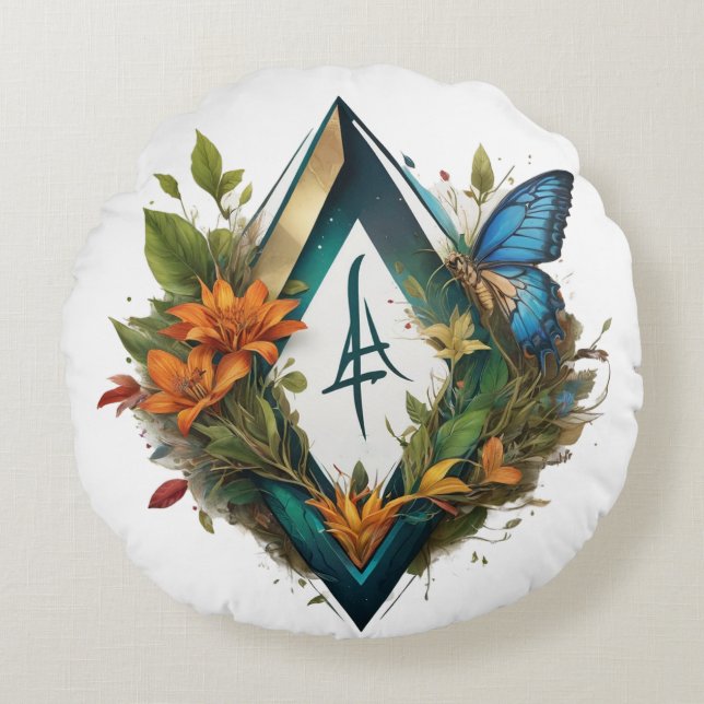 the forest song-2 round pillow (Front)
