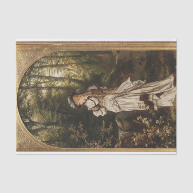 The Forest Spring by Carl Schweninger, Jr.   Tissue Paper (Front)