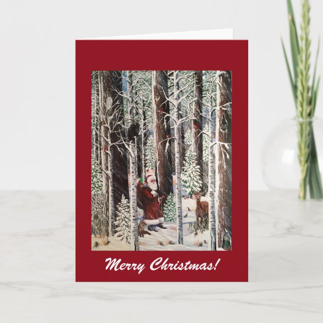 The Forest Visitor Greeting Card (Front)