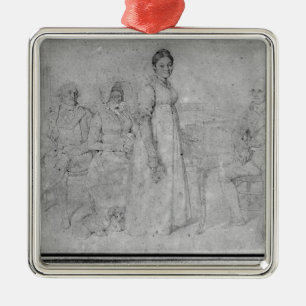 The Forestier Family, 1806 Metal Ornament