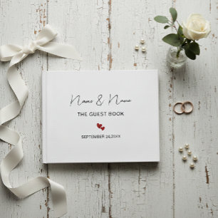 The Forever Chapter – Elegant Personalized  Guest Book