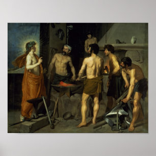 The Forge of Vulcan, 1630 Poster
